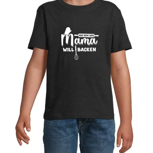Bäcker Mutti - Aus Dem Weg Mama Will Backen T-Shirt Kinder Imperial