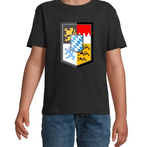 Bayern Wappen E-Style T-Shirt Kinder Imperial