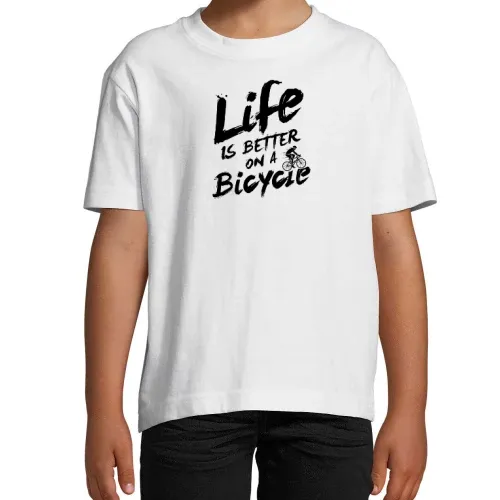 Bike Radfahrer Bicycle Spruch Rennrad Fahrrad T-Shirt Kinder Imperial