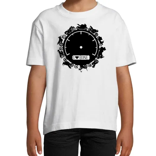 Bikerkreis mit Tachometer T-Shirt