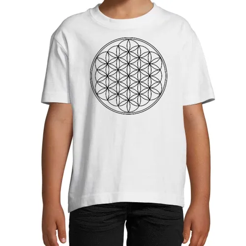 Blume des Lebens Kinder T-Shirt