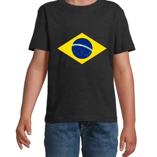 Brasilien Fahne T-Shirt Kinder Imperial