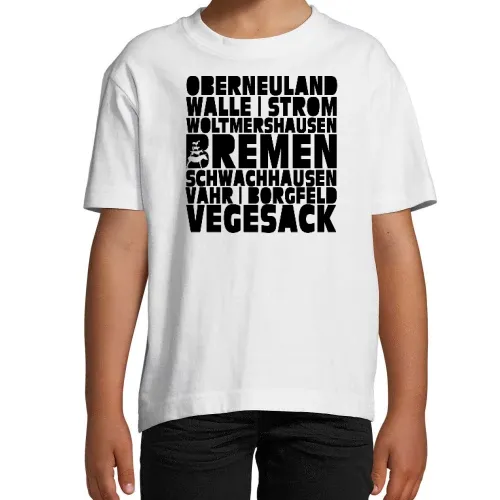 Bremen Stadtteile Kinder T-Shirt