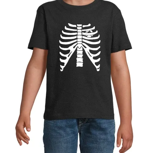 Brustkorb mit Fußballherz T-Shirt