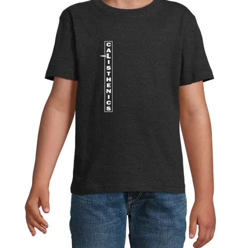Calisthenics Fitness Training Human Flag T-Shirt Kinder Imperial