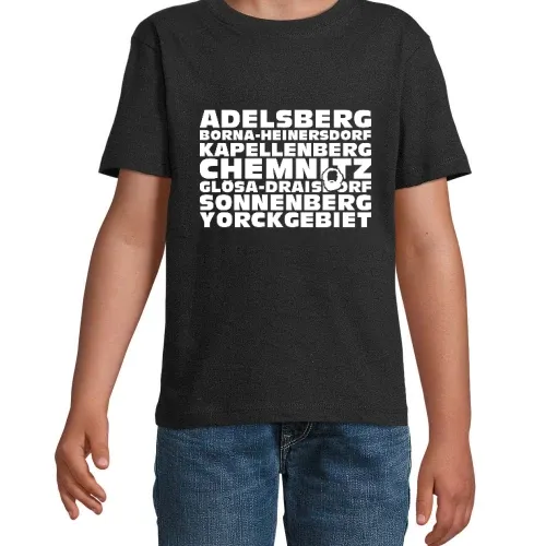 Chemnitz Stadtteile Kinder T-Shirt