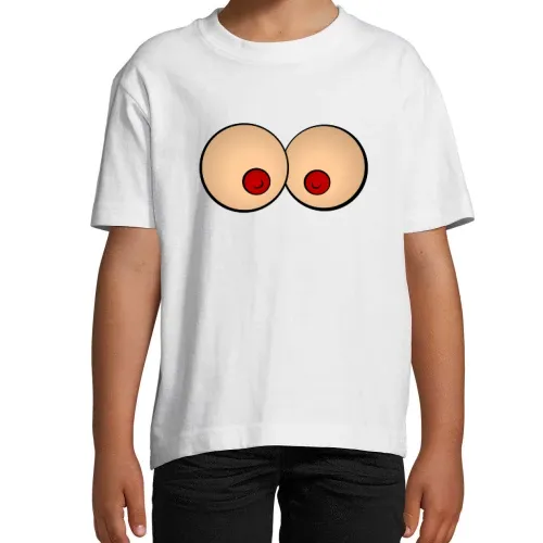 Comic Brüste T-Shirt Kinder Imperial