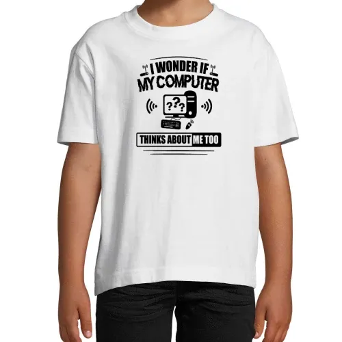 Computer Liebhaber Informatiker Büro Job Admin T-Shirt Kinder Imperial