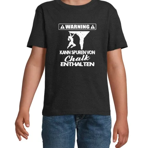 Damen Boulderer Kletterer Magnesia Chalk Designs Kinder T-Shirt Damen Boulderer Kletterer Magnesia Chalk Designs T-Shirt