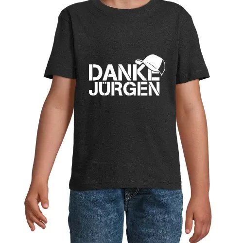 Danke Jürgen Basecap Kinder T-Shirt