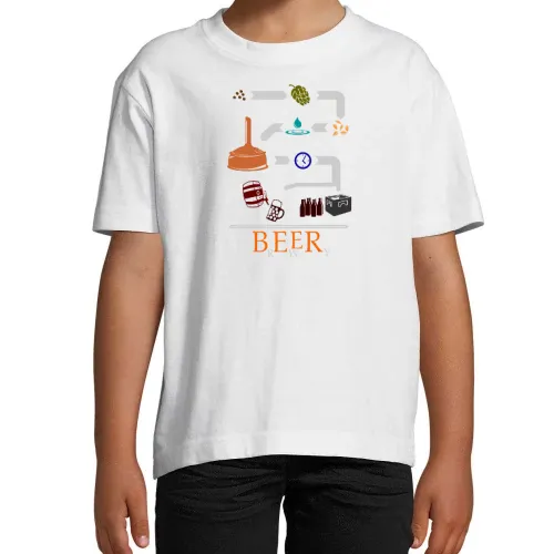 Der Weg des Bieres in Farbe T-Shirt Kinder Imperial
