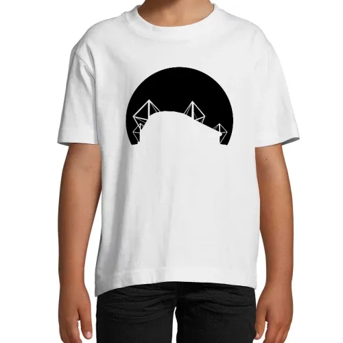 Dortmunder Fussballstadion im Sonnenuntergang Kinder T-Shirt