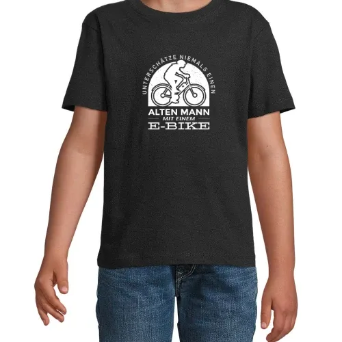 Ebike Mountainbike E-Bike Fahrrad Motiv MTB T-Shirt Kinder Imperial