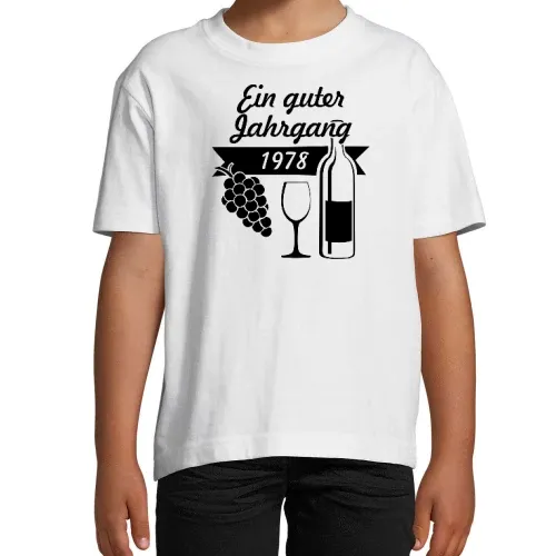 Ein guter Jahrgang 1978 Kinder T-Shirt Ein guter Jahrgang 1978 T-Shirt