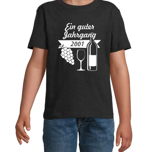 Ein guter Jahrgang 2001 Kinder T-Shirt Ein guter Jahrgang 2001 T-Shirt