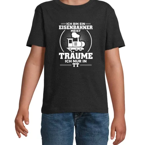 Einfacher Mann Kleine Träume - Eisenbahner T-Shirt