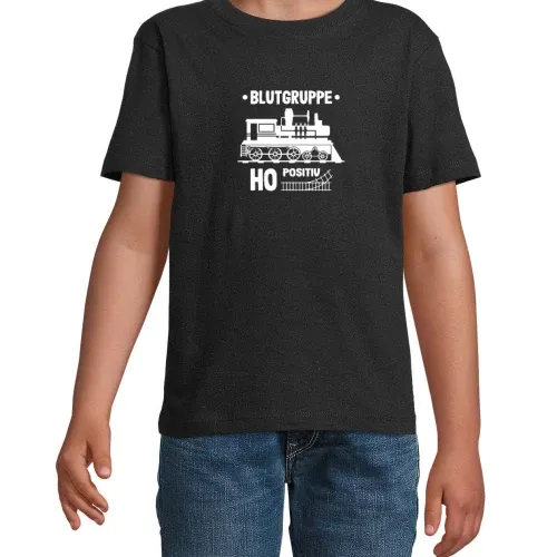 Eisenbahn Zug Modelleisenbahn H0 Blutgruppe Lok T-Shirt