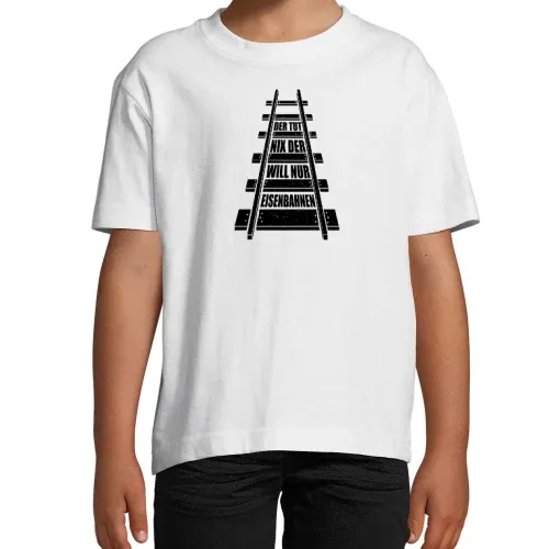 Eisenbahner Spruch Zuggleisen Modelleisenbahner T-Shirt Kinder Imperial