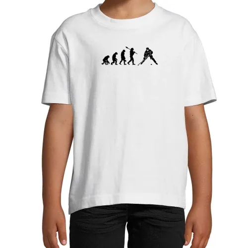Eishockey Evolution Ice Hockey Evo Hockeyspieler T-Shirt Kinder Imperial
