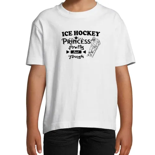 Eishockey Hockey Spielerin Ice Hockey Princess T-Shirt Kinder Imperial