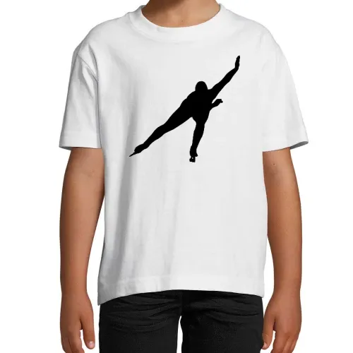 Eisschnelllauf Kinder T-Shirt