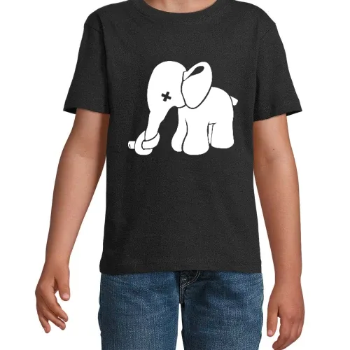 Elefant mit zuer Nase Kinder T-Shirt