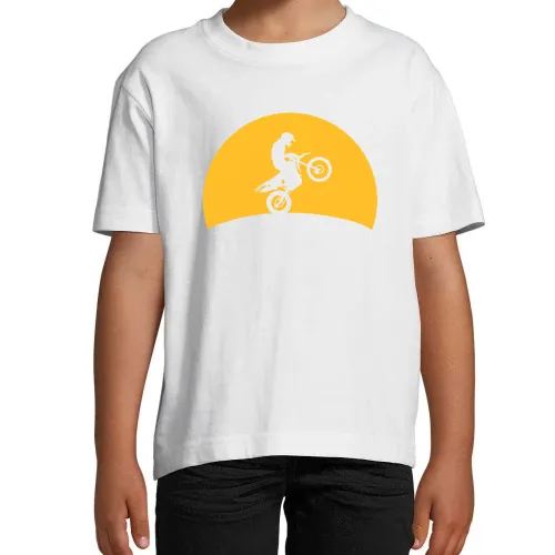 Enduro Cross im Sonneuntergang T-Shirt