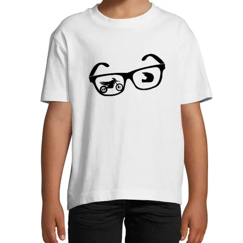 Enduro Nerd Brille Kinder T-Shirt Enduro Nerd Brille T-Shirt