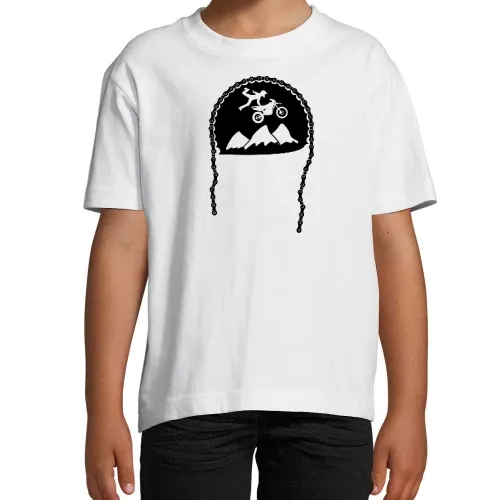 Enduro Sprung Kettenblatt Kinder T-Shirt Enduro Sprung Kettenblatt T-Shirt