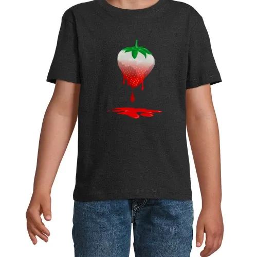 Erdbeerenfarbe T-Shirt