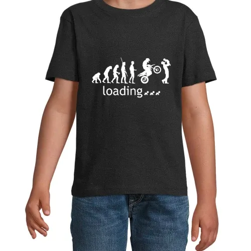 Evolution Enduro mit Vater und Kind loading T-Shirt