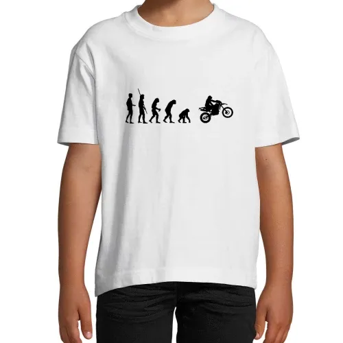 Evolution Enduro Rückwärts Kinder T-Shirt Evolution Enduro Rückwärts T-Shirt
