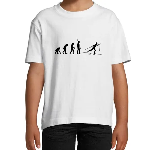 Evolution Ski Langlauf T-Shirt Kinder Imperial