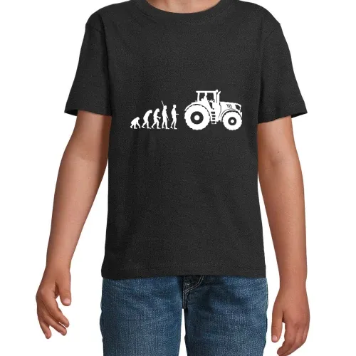 Evolution Traktor Kinder T-Shirt