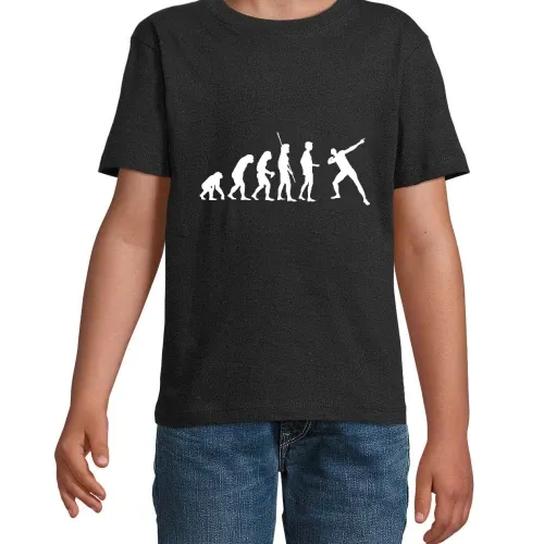 Evolution Usain Bolt Kinder T-Shirt