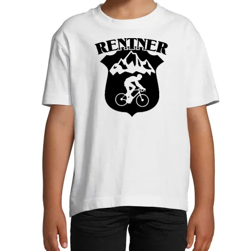 Fahrrad Rentner Bike Rente Rennrad Radfahrer Opa T-Shirt Kinder Imperial