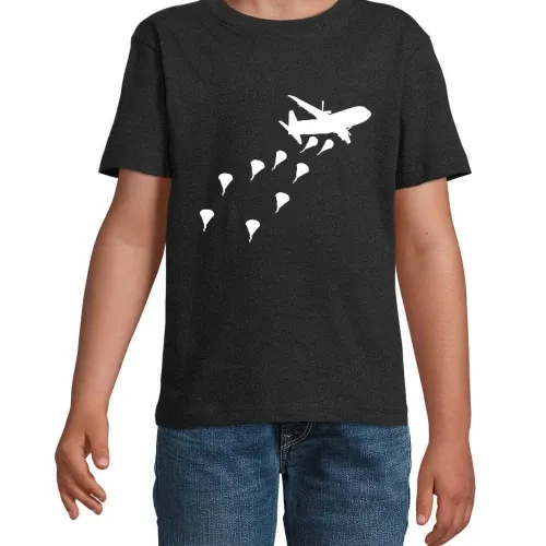 Fallschirmjäger Rundkappe Heer Fallschirmspringer T-Shirt Kinder Imperial
