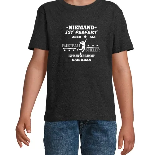 Faustball Fausballspieler Perfekt Fistball Motiv T-Shirt Kinder Imperial