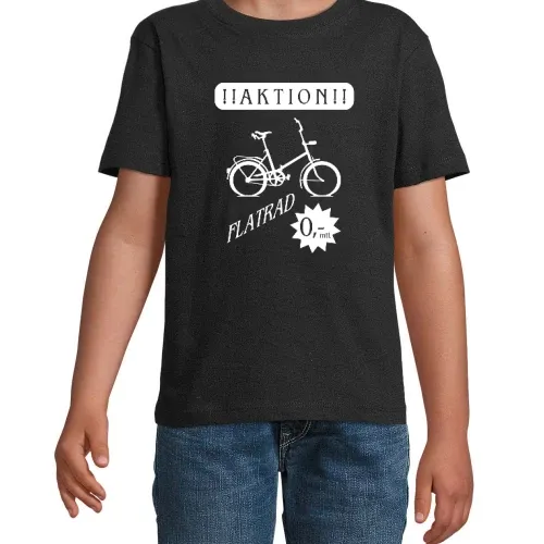 Flatrad Aktion Platten Kinder T-Shirt Flatrad Aktion Platten T-Shirt