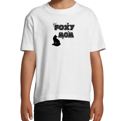Foxy Mom - Fuchs Fuchsliebhaber T-Shirt Kinder Imperial