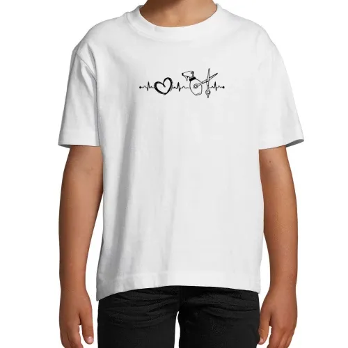 Friseure Herzschlag Friseursalon mit Herz Kinder T-Shirt Friseure Herzschlag Friseursalon mit Herz T-Shirt
