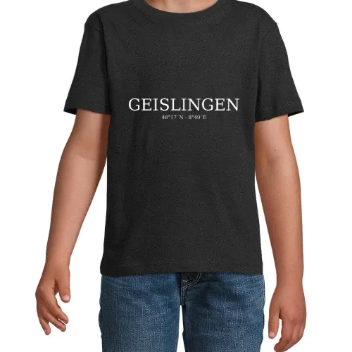 Geislingen Koordinaten T-Shirt Kinder Imperial