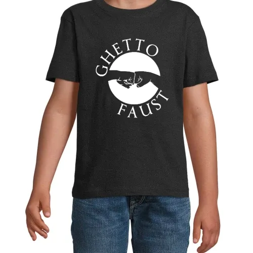 Ghettofaust mit Text T-Shirt