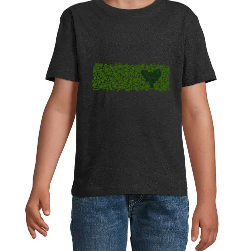 Grüne Hecke in Love T-Shirt Kinder Imperial