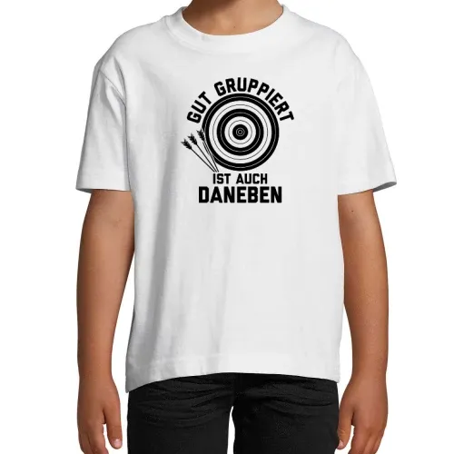 Gut Gruppiert Ist Auch Daneben Bogensport Spruch T-Shirt Kinder Imperial