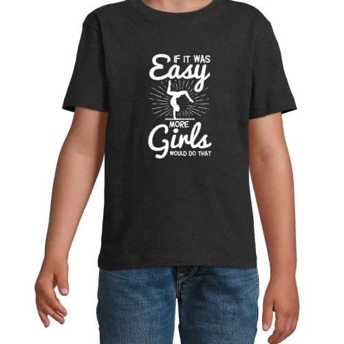 Gymnastik Turnerinnen Spruch Handstand Akrobatik T-Shirt Kinder Imperial