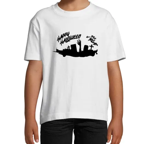Halloween Friedhof Shirt Süßes Saures Geschenkidee T-Shirt Kinder Imperial
