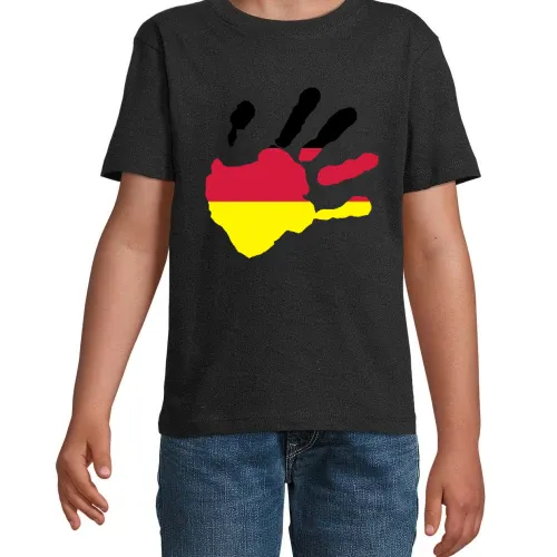 Handabdruck in deinen Wunschfarbe T-Shirt