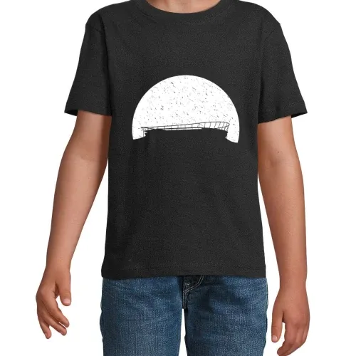 Hannover Fussballstadion Sonnenuntergang T-Shirt Kinder Imperial