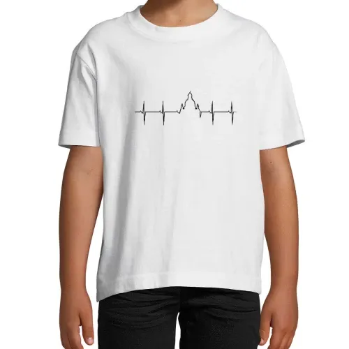 Herzschlag von Dresden mit Frauenkirche T-Shirt